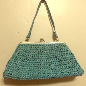Hot Kiss Snap Closure Weave Tote